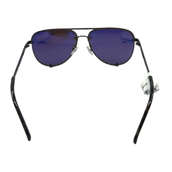 QUAY Australia High Key Mini Rimless Sunglasses - Bronze / Pink / Brown Fade - Picture 4 of 7